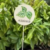 Cristina Oria Huerto Y Jardinería^Cartel Para Plantas de Jardín Albahaca
