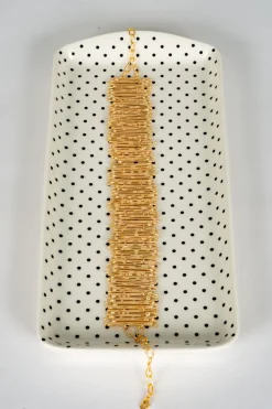 Cristina Oria Joyas Co|Joyas Co^Choker Dorado Con Diseño Irregular