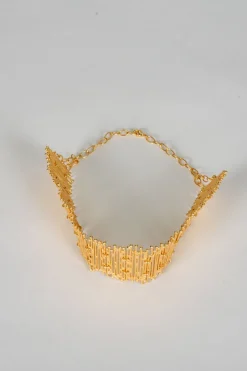 Cristina Oria Joyas Co|Joyas Co^Choker Dorado Con Diseño Irregular