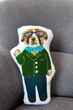 Cristina Oria Minichef^Cojín Bordado Diseño Perro