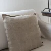 Cristina Oria Cojines^Cojín De Lino Beige Cuadrado