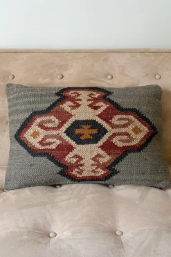 Cristina Oria Cojines^Cojín Rectangular De Yute Y Lana Modelo Nómada