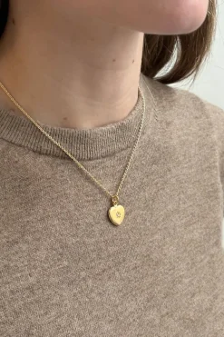 Cristina Oria Joyas Co|Joyas Co^Collar Dorado Con Diseño Corazón