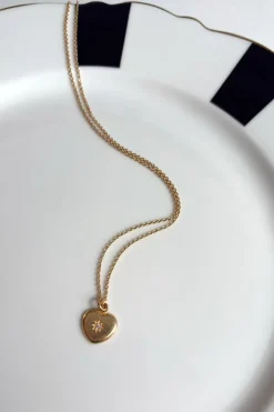 Cristina Oria Joyas Co|Joyas Co^Collar Dorado Con Diseño Corazón