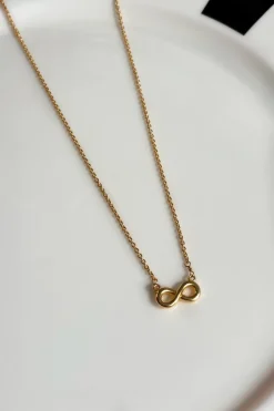 Cristina Oria Joyas Co|Joyas Co^Collar Dorado Con Diseño Infinito