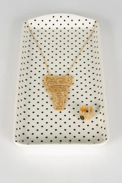 Cristina Oria Joyas Co|Joyas Co^Combinación Anillo Labradorita & Collar Cascada Dorados