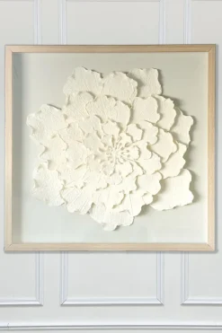 Cristina Oria Cuadros^Cuadro De Cristal Con Flor En Papel Maché