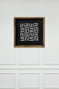 Cristina Oria Cuadros^Cuadro Geométrico Pino Reciclado