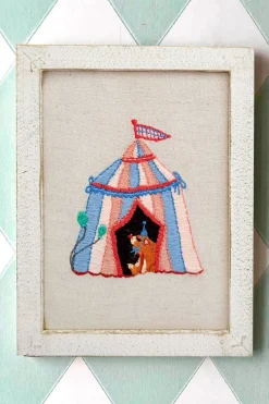 Cristina Oria Cuadros|Minichef^Cuadro Infantil Carpa De Circo