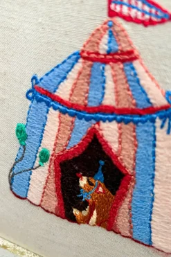 Cristina Oria Cuadros|Minichef^Cuadro Infantil Carpa De Circo