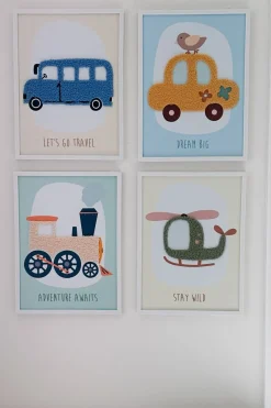 Cristina Oria Cuadros|Minichef^Cuadros Infantiles Con Diseño De Vehículos En Relieve