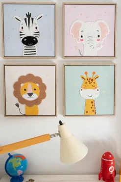 Cristina Oria Cuadros|Minichef^Cuadros Infantiles Con Diseño De Animales En Relieve