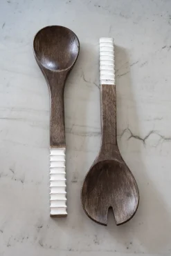 Cristina Oria Cubiertos De Servir^Cubiertos De Servir De Madera