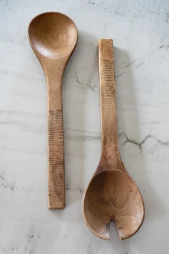 Cristina Oria Cubiertos De Servir^Cubiertos De Servir De Madera