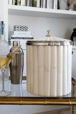 Cristina Oria Cubiteras Y Champaneras^Cubitera De Asta Blanca Grande