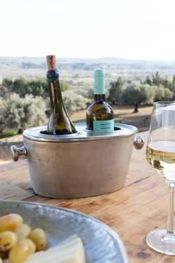Cristina Oria Cubiteras Y Champaneras^Cubitera Para Dos Botellas De Aluminio