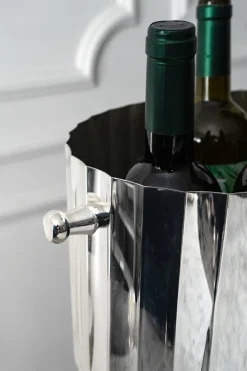 Cristina Oria Cubiteras Y Champaneras^Cubitera Plisada De Plata Grande CO