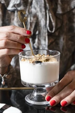 Cristina Oria Cubiertos De Postre|Menaje Iniciales^Cucharita de Bronce Inicial C