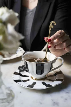 Cristina Oria Cubiertos De Postre|Menaje Iniciales^Cucharita de Bronce Inicial F