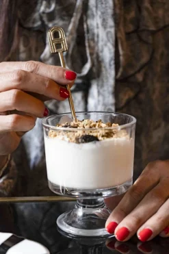 Cristina Oria Cubiertos De Postre|Menaje Iniciales^Cucharita de Bronce Inicial A