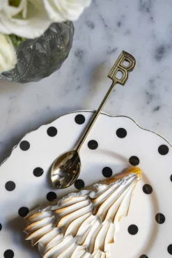 Cristina Oria Menaje Iniciales|Cubiertos De Postre^Cucharita de Bronce Inicial R