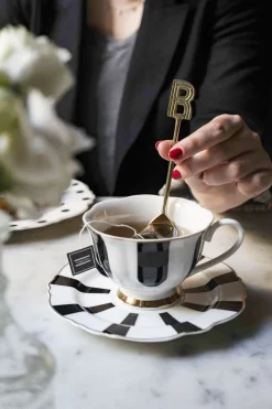 Cristina Oria Menaje Iniciales|Cubiertos De Postre^Cucharita de Bronce Inicial R