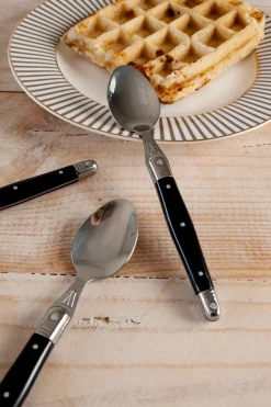 Cristina Oria Cubiertos De Postre^Cucharita Negra