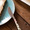 Cristina Oria Cubiertos De Postre|Cuchillos^Cuchillo Con Diseño De Rosas