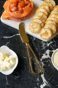 Cristina Oria Cubiertos De Aperitivo|Cuchillos^Cuchillo Dorado