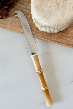 Cristina Oria Cubiertos De Aperitivo|Cuchillos^Cuchillo Especial Quesos Diseño Bambú