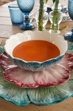 Cristina Oria Fuentes, Ensaladeras Y Cuencos^Cuenco Con Diseño De Flor Azul