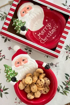 Cristina Oria Fuentes, Ensaladeras Y Cuencos^Cuenco Con Diseño De Papá Noel "Merry Christmas"