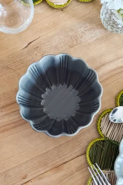 Cristina Oria Fuentes, Ensaladeras Y Cuencos^Cuenco De Cerámica Flor Gris