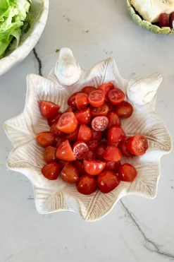 Cristina Oria Joyeros, Carteras Y Fundas|Piezas Decorativas^Cuenco Decorativo Blanco Flor Irregular Con Pájaros