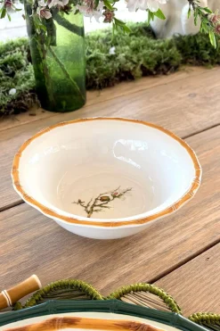 Cristina Oria Fuentes, Ensaladeras Y Cuencos^Cuenco Diseño Bambú & Flor Almendro