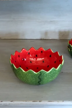 Cristina Oria Fuentes, Ensaladeras Y Cuencos^Cuenco Grande Con Diseño Sandía