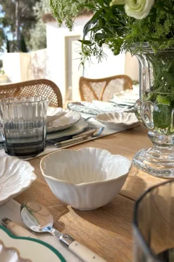 Cristina Oria Fuentes, Ensaladeras Y Cuencos^Cuenco Mediano Con Diseño De Flor Blanca CO