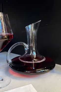 Cristina Oria Decantadores|Decantadores De Cristal^Decantador De Cristal Con Boca Inclinada Y Asa