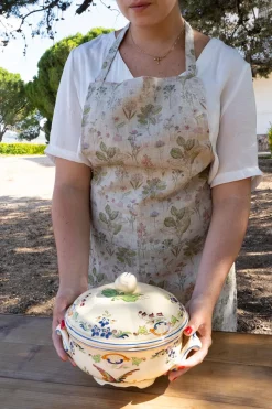 Cristina Oria Delantales|Delantales^Delantal De Lino Adultos