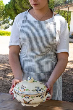 Cristina Oria Delantales|Delantales^Delantal De Lino Adultos