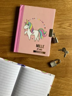 Cristina Oria Minichef^Diario Con Diseño De Unicornios