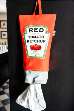 Cristina Oria Gadgets Y Utensilios^Dispensador De Bolsas De Plástico Con Diseño De Ketchup