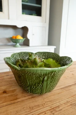 Cristina Oria Fuentes, Ensaladeras Y Cuencos^Ensaladera Honda Grande Hoja De Col