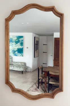 Cristina Oria Piezas Decorativas^Espejo Rectangular Con Marco De Madera