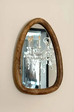 Cristina Oria Piezas Decorativas^Espejo Redondeado Con Marco De Madera