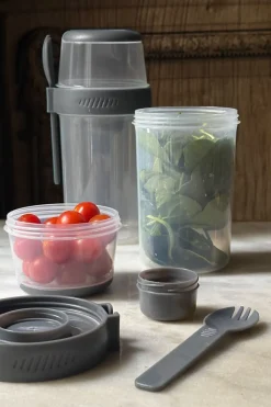 Cristina Oria Para Llevar^Fiambrera Con Tres Compartimentos Para Ensaladas