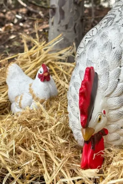 Cristina Oria Piezas Decorativas^Figura Decorativa Gallina Blanca