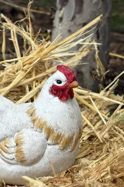 Cristina Oria Piezas Decorativas^Figura Decorativa Gallina Blanca