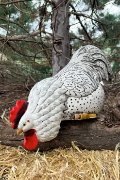 Cristina Oria Piezas Decorativas^Figura Decorativa Gallina Comiendo