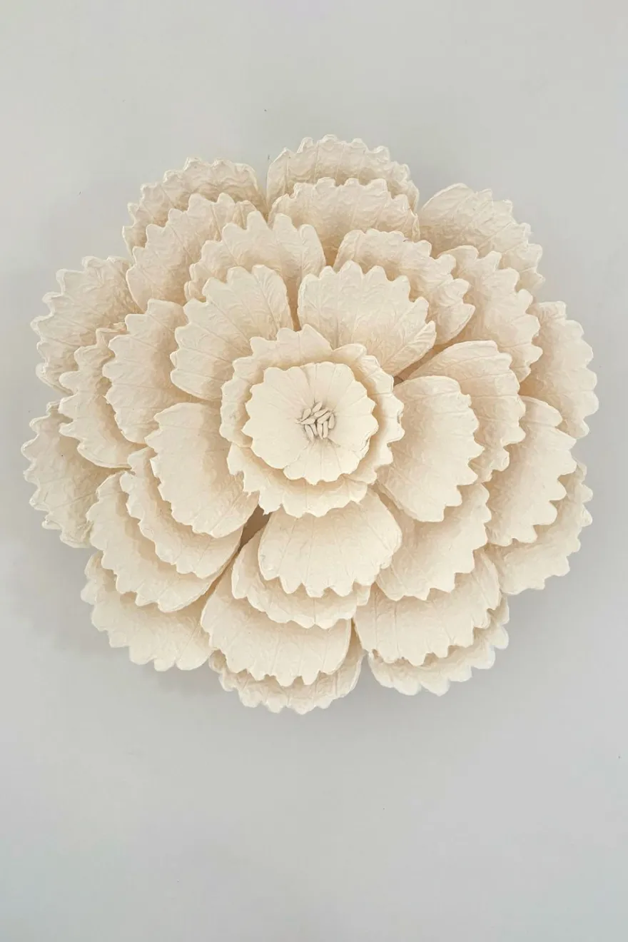 Cristina Oria Cuadros|Piezas Decorativas^Flor Decorativa De Papel Maché